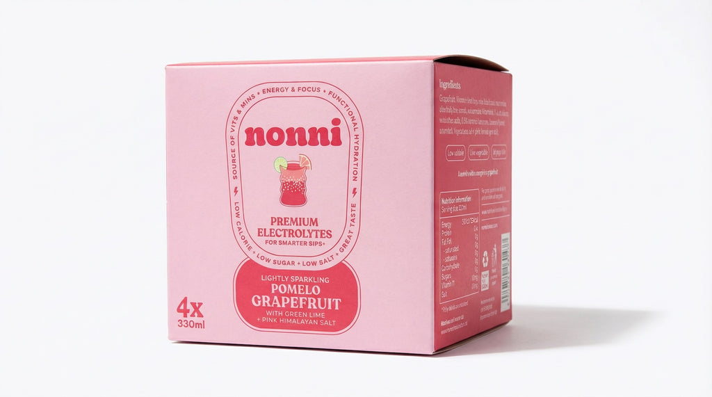 Sparkling Pomelo Grapefruit with Green Lime + Pink Himalayan Salt - 4 x 330ml