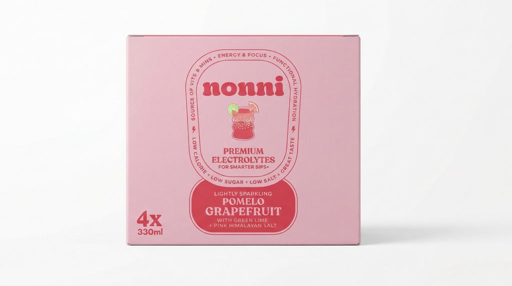 Sparkling Pomelo Grapefruit with Green Lime + Pink Himalayan Salt - 4 x 330ml
