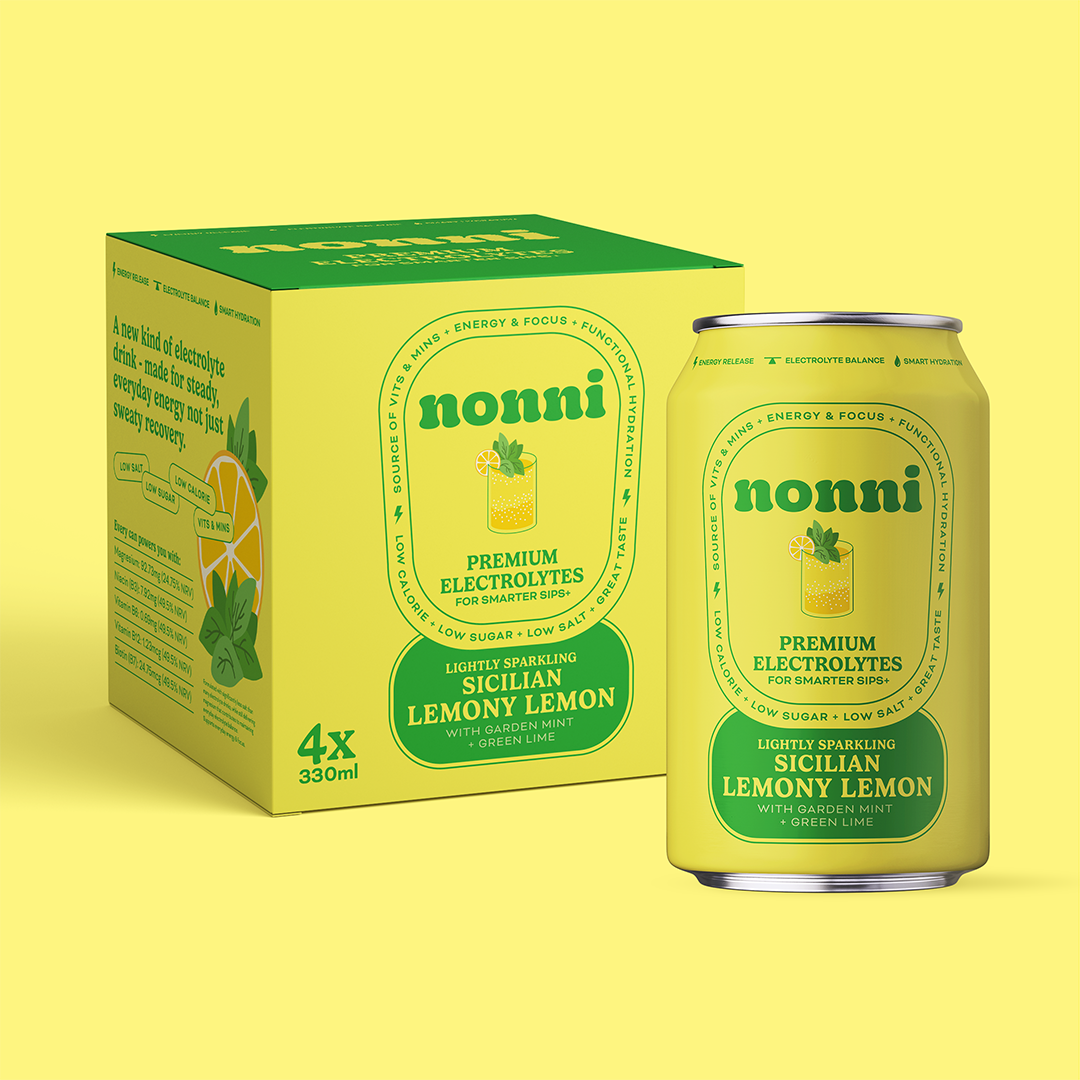 Sicilian Lemony Lemon with Garden Mint + Green Lime - 4 x 330ml